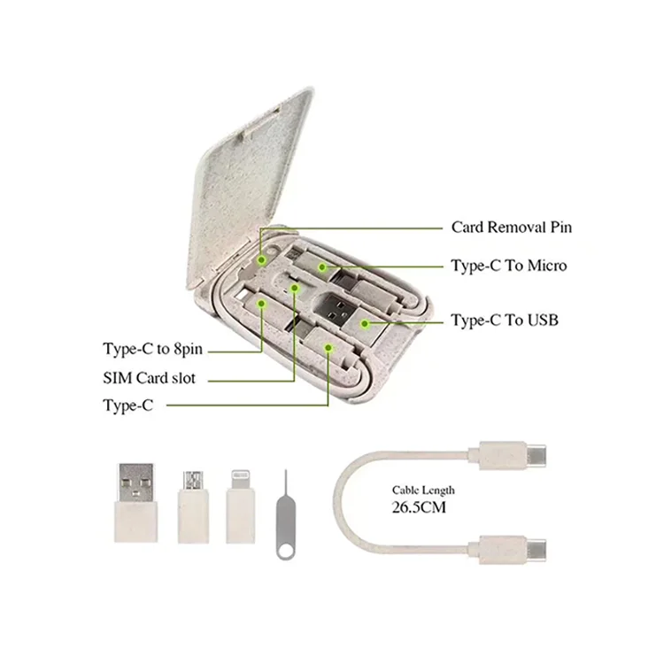Set Cables + Soporte Ecológico 5