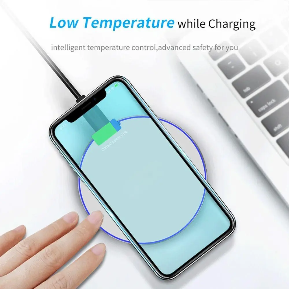 Cargador Inalámbrico Qi Slim15W 8