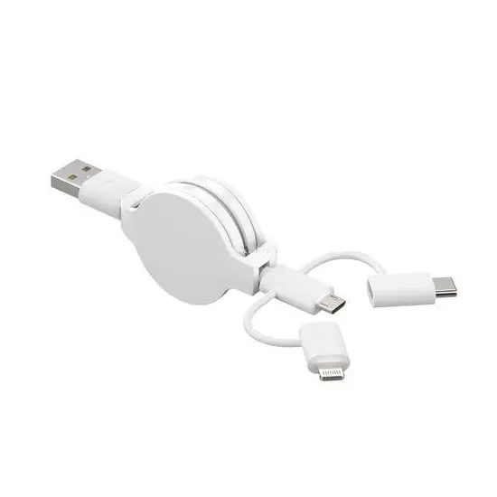 Cable 3 en 1 Retráctil para Celular 2