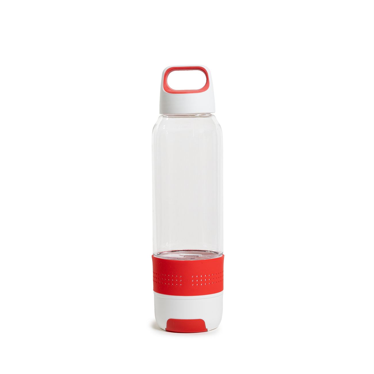 Botella PVC cristal con toalla de microfibra 2