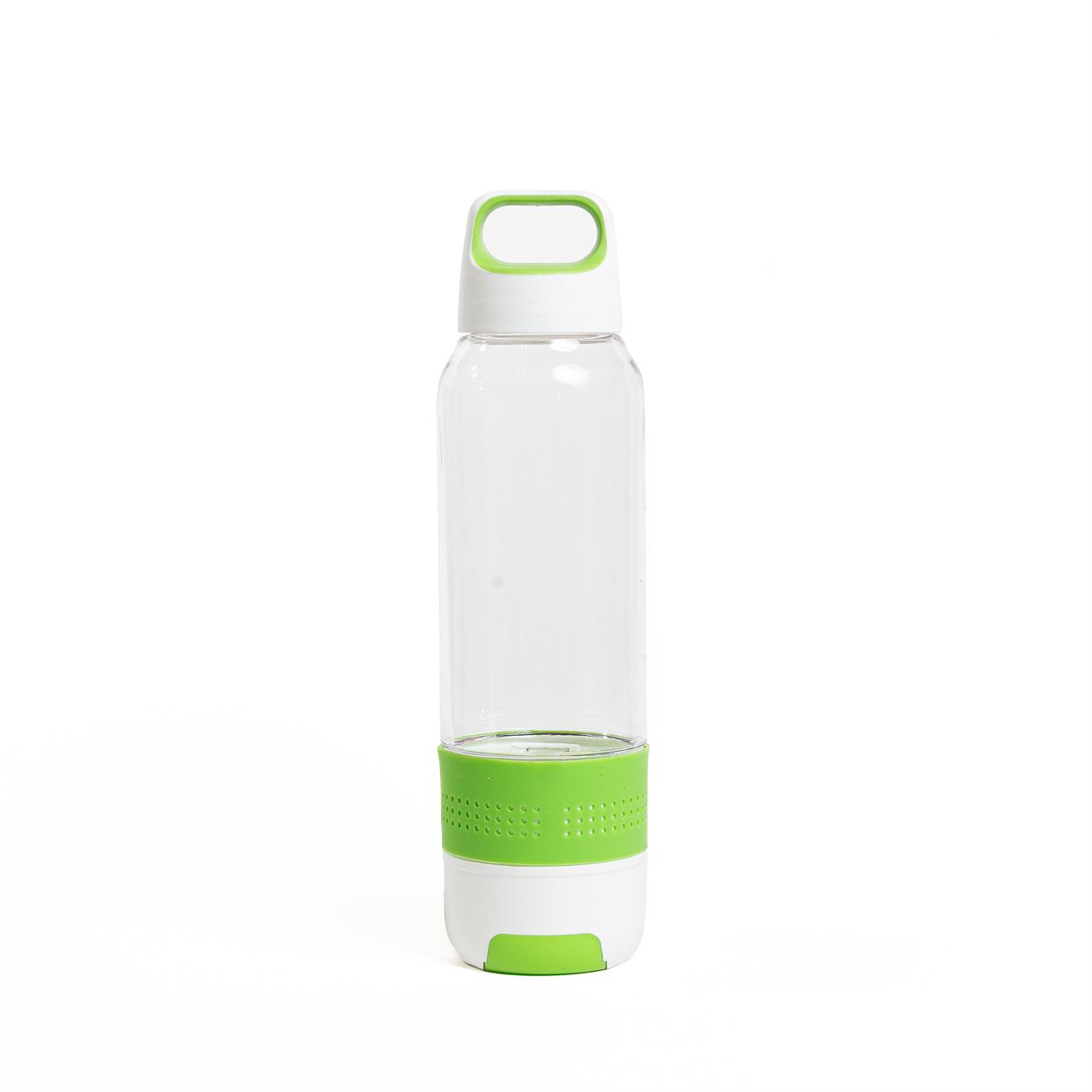 Botella PVC cristal con toalla de microfibra 7